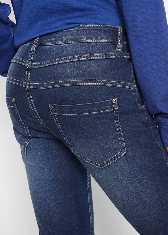 Bootcut Jeans Mid Waist, Stretch, bonprix