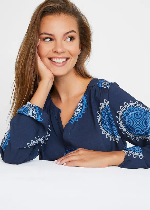 Blustunika i mjuk viskos, bonprix