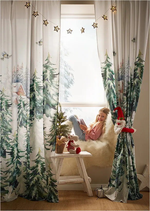 Omtag med jultomte (2-pack), bonprix