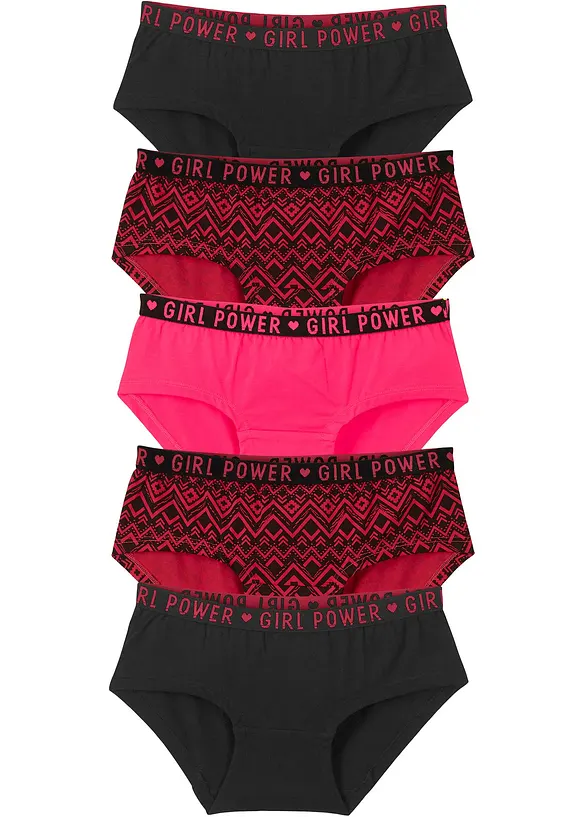 Hipstertrosa med mjuk bomull (5-pack), bonprix