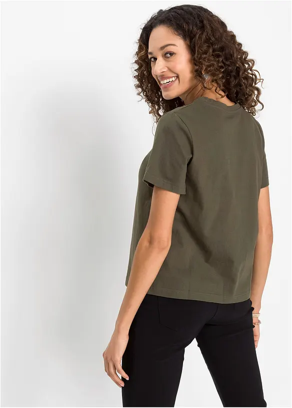T-shirt av ren bomull, bonprix