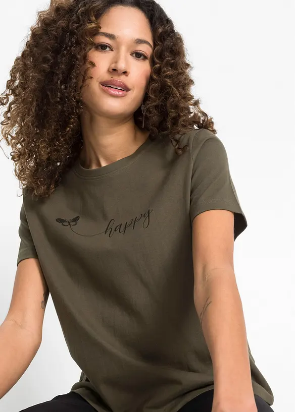T-shirt av ren bomull, bonprix