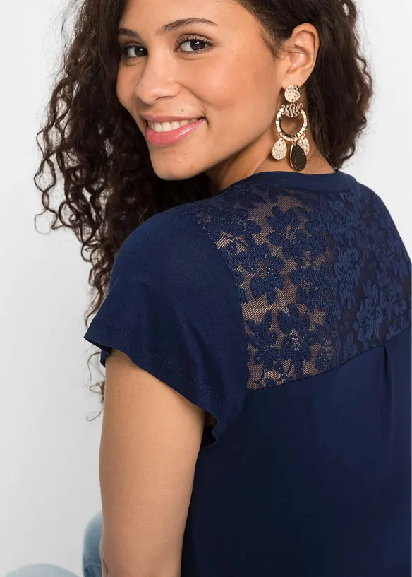 Farfarströja av viskosmix, bonprix