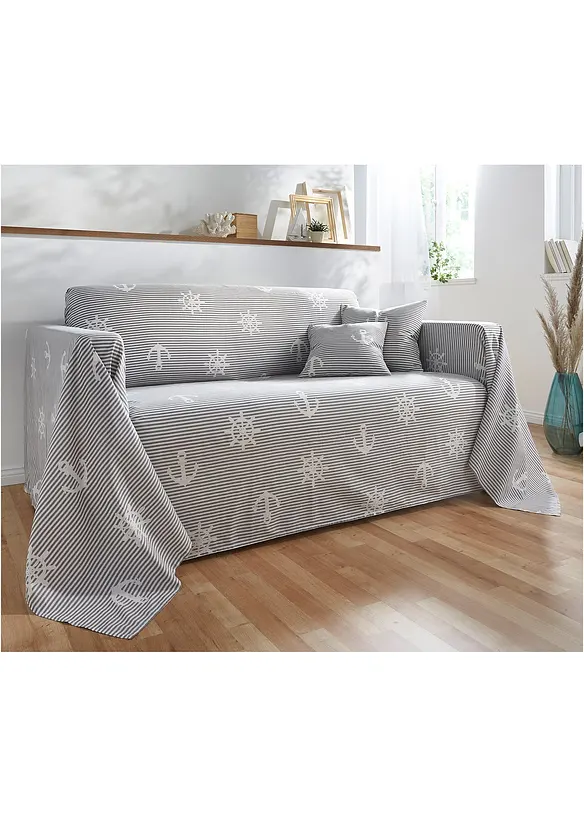 Kuddfodral med marint motiv (2-pack), bonprix