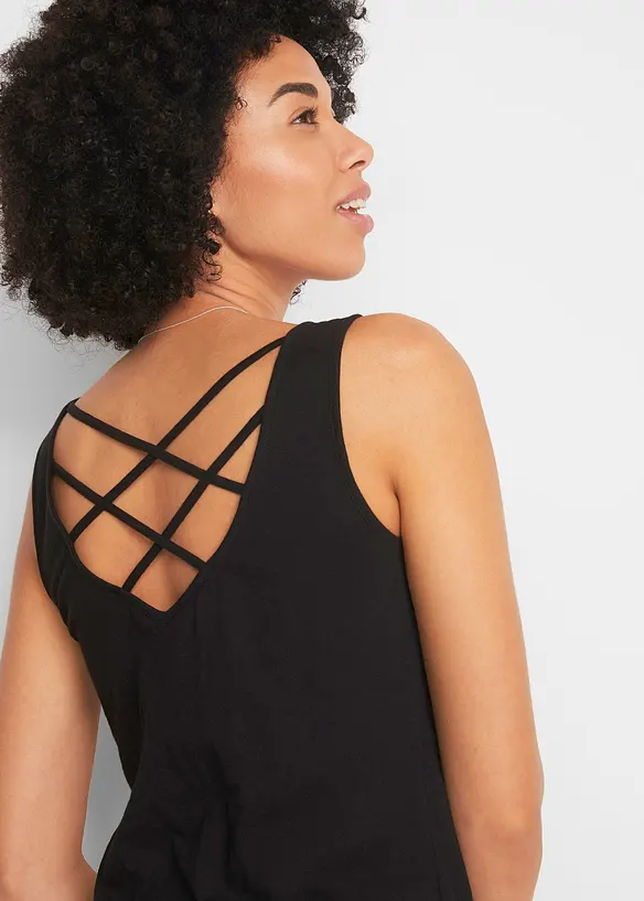 Jerseylinne i bomull, bonprix