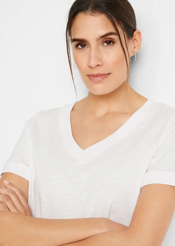 T-shirt i ren bomull, bonprix