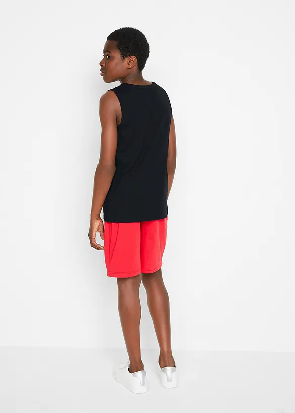 Linne och shorts för barn (2 delar) i ekologisk bomull, bonprix