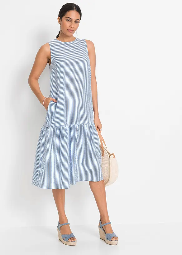 Mellanl&aring;ng A-linjeformad kl&auml;nning, bonprix