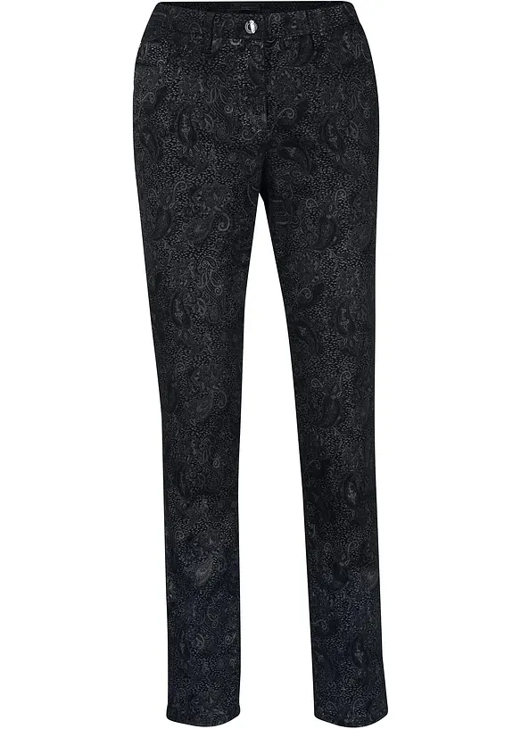 Byxa med elegant mönster, bonprix