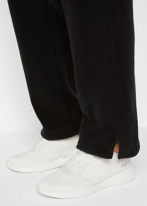 Fleecebyxa i dra på-modell med bekväm midja, bonprix