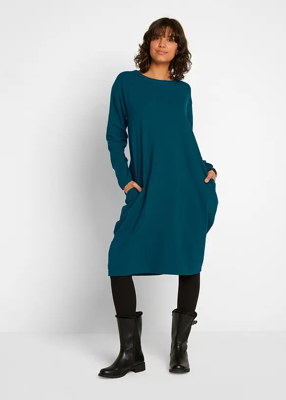 Ballongformad jerseyklänning, bonprix