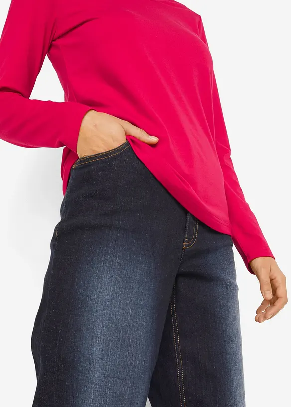 Långärmad topp (2-pack), bonprix