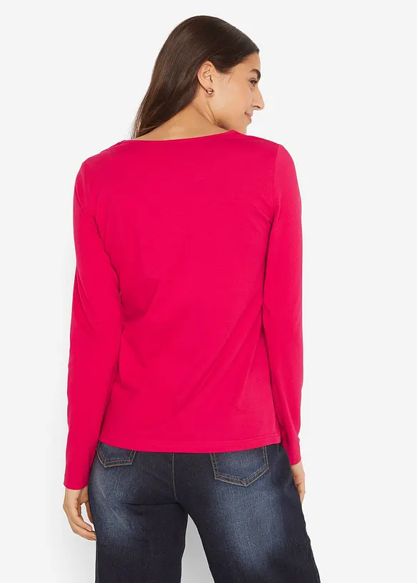Långärmad topp (2-pack), bonprix