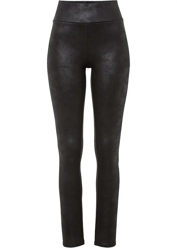 Fodrade leggings med ytskikt, bonprix