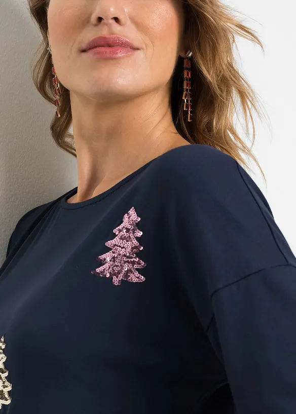 Topp av viskosmix med mjukt fall, bonprix