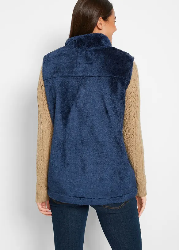 Fleecev&auml;st i teddymaterial, bonprix