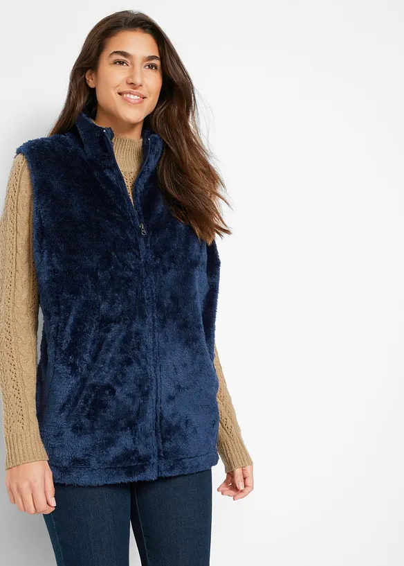 Fleecev&auml;st i teddymaterial, bonprix
