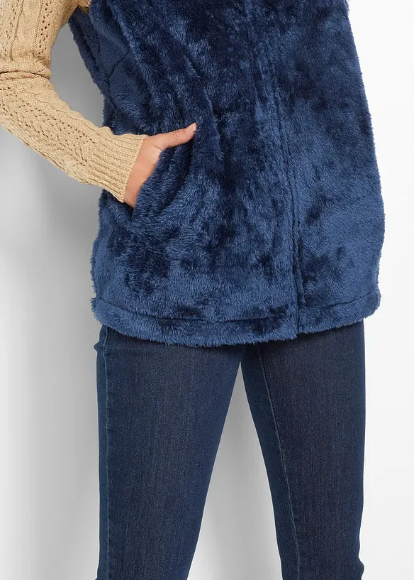 Fleecev&auml;st i teddymaterial, bonprix