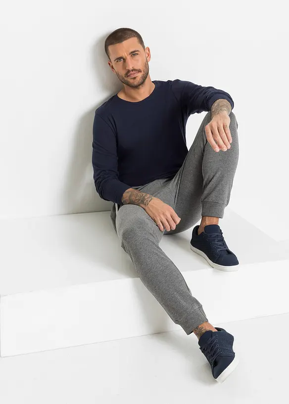 T-shirt (2-pack), normal passform, bonprix