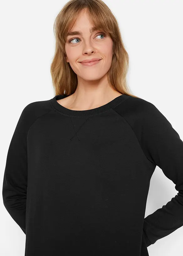 Klänning av mjuk frotté, bonprix