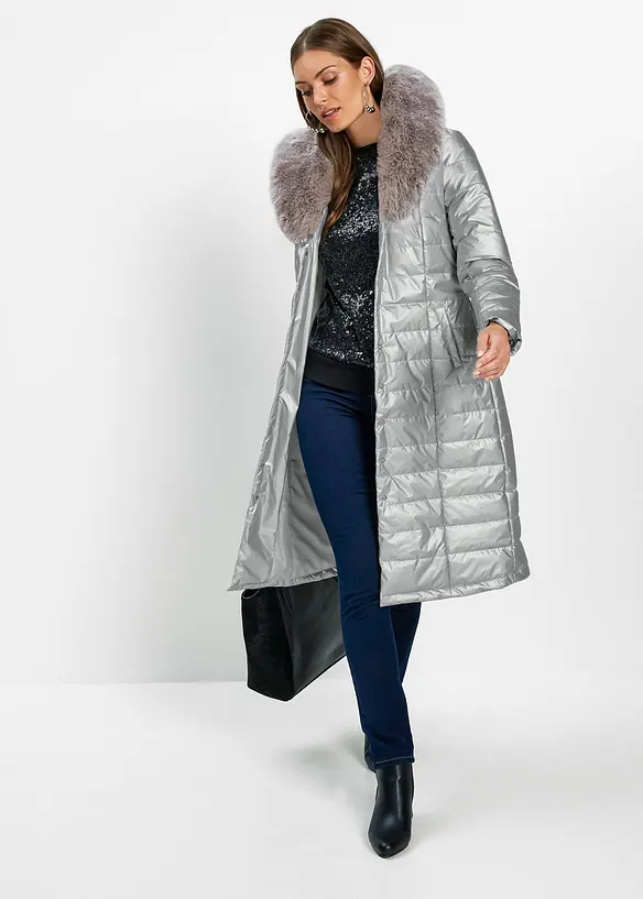 Stor shoppingv&auml;ska i materialmix, bonprix