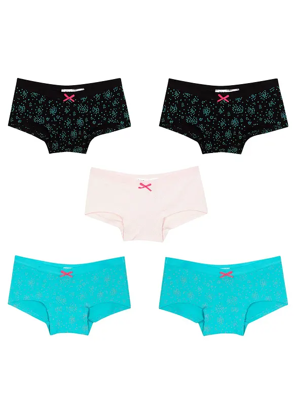 Hipstertrosa med mjuk bomull (5-pack), bonprix