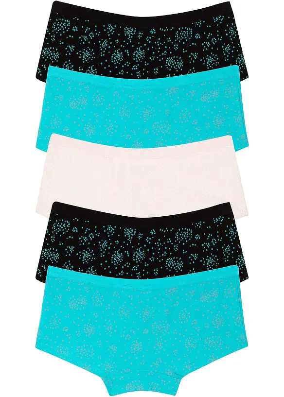 Hipstertrosa med mjuk bomull (5-pack), bonprix