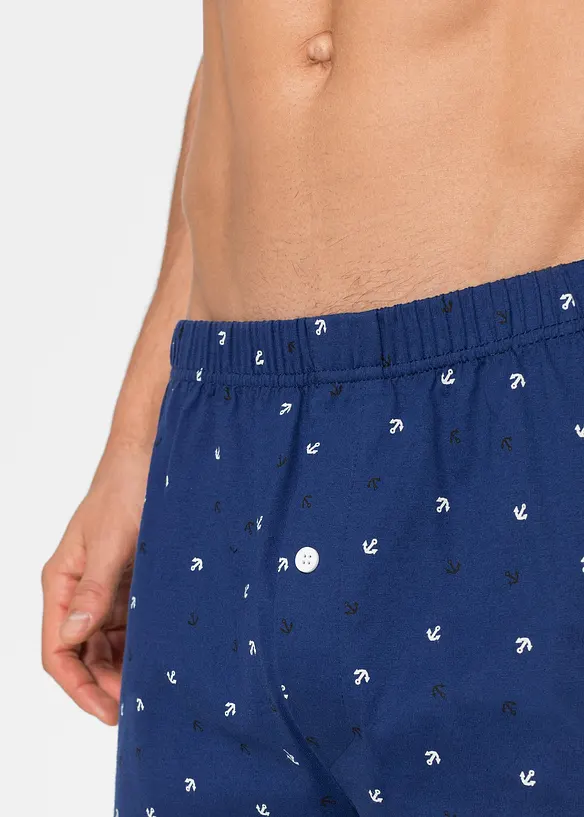 Ledigt skurna jerseyboxershorts (3-pack), bonprix