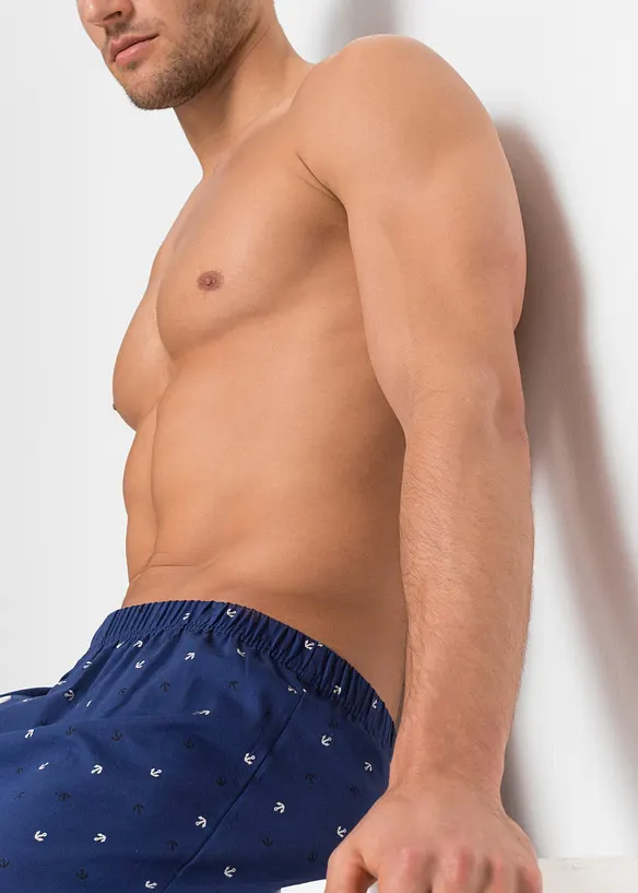 Ledigt skurna jerseyboxershorts (3-pack), bonprix