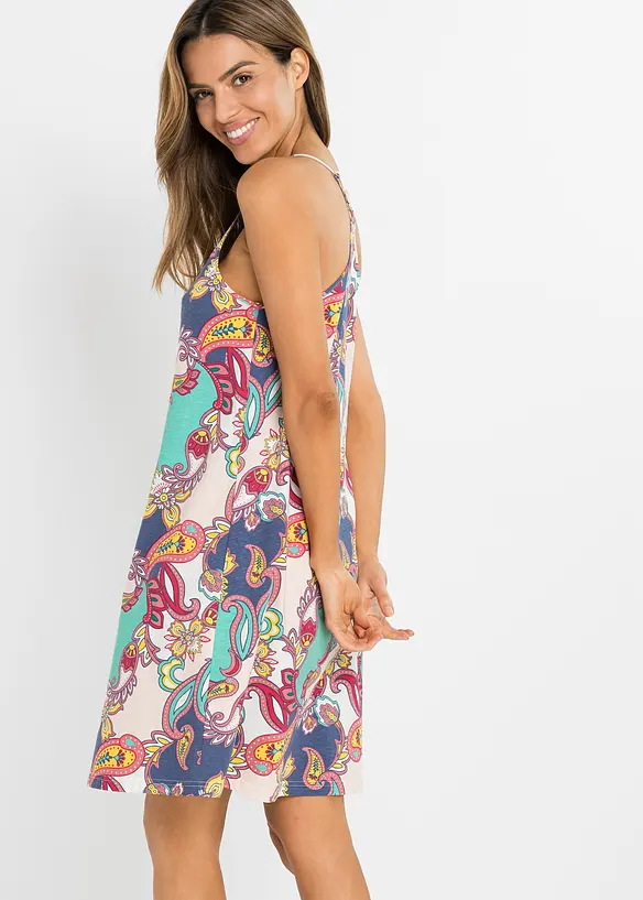 Nattlinne med smala axelband, bonprix