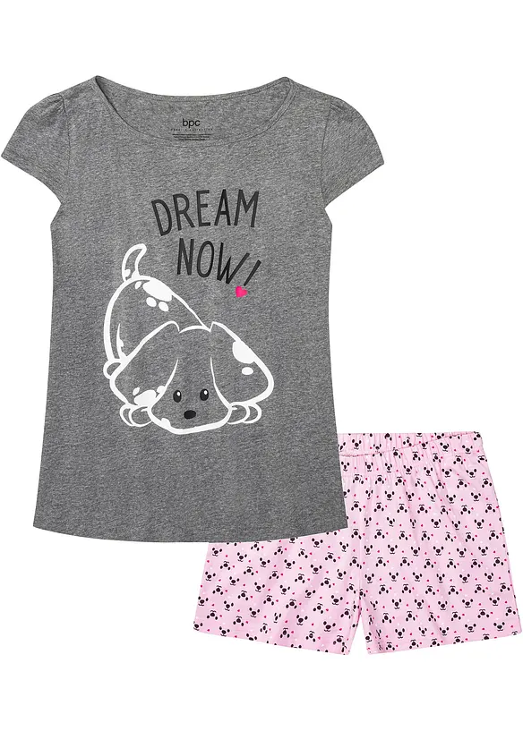 Pyjamas med shorts, bonprix