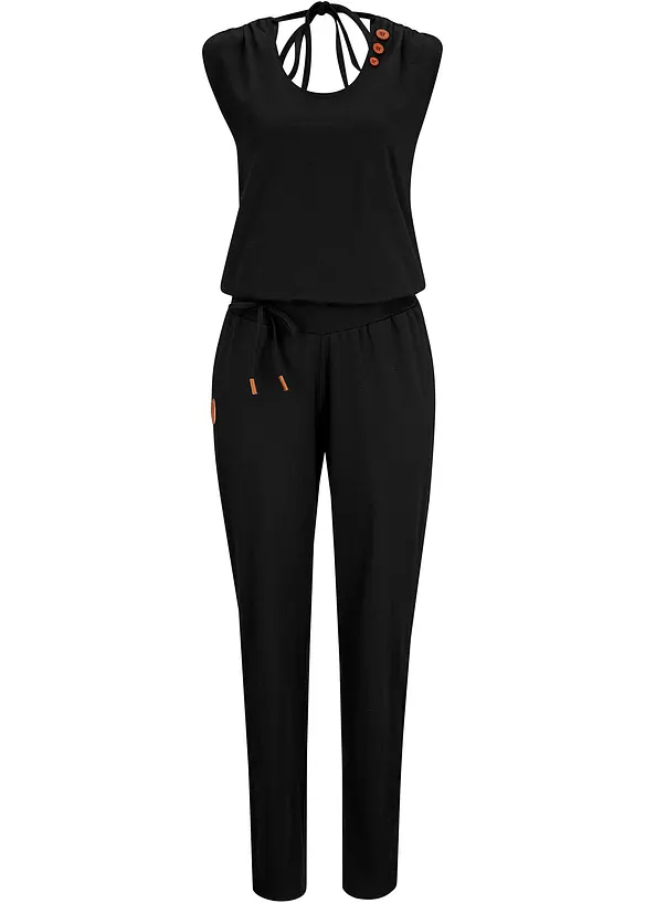 Jerseyjumpsuit av bomullsmix, bonprix