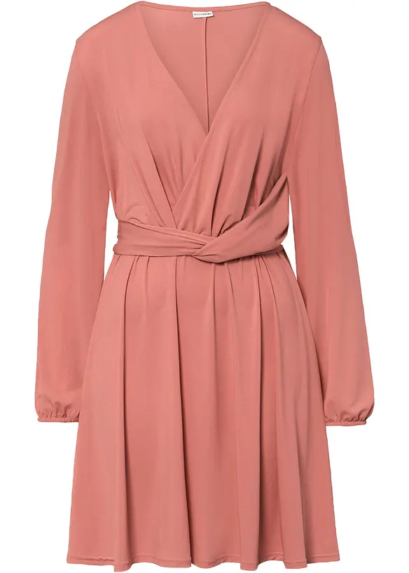Jerseykl&auml;nning med omlottlook, BODYFLIRT
