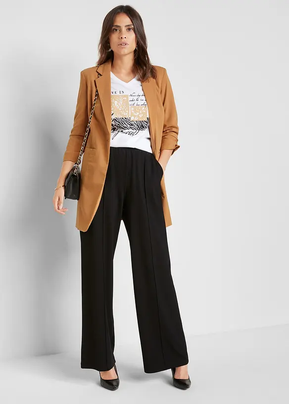 Marlenebyxa i jersey, bonprix