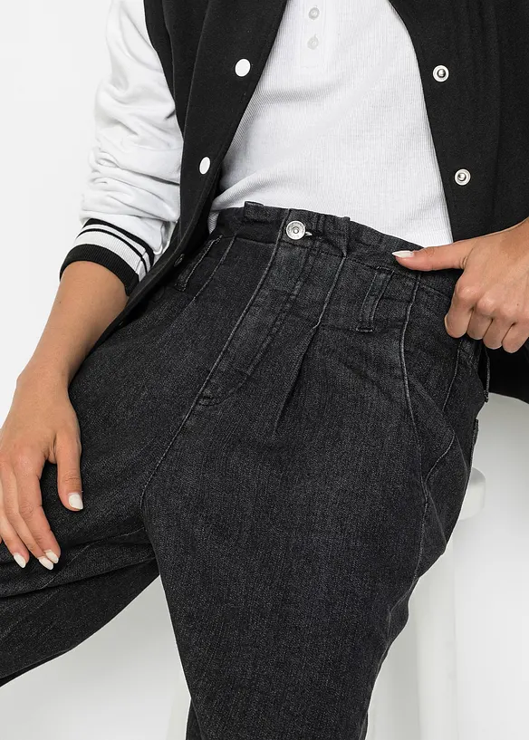 Stretch Mom Jeans High Waist, bonprix