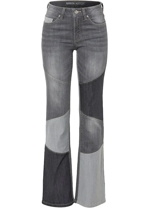 Flared Jeans Mid Waist, bonprix