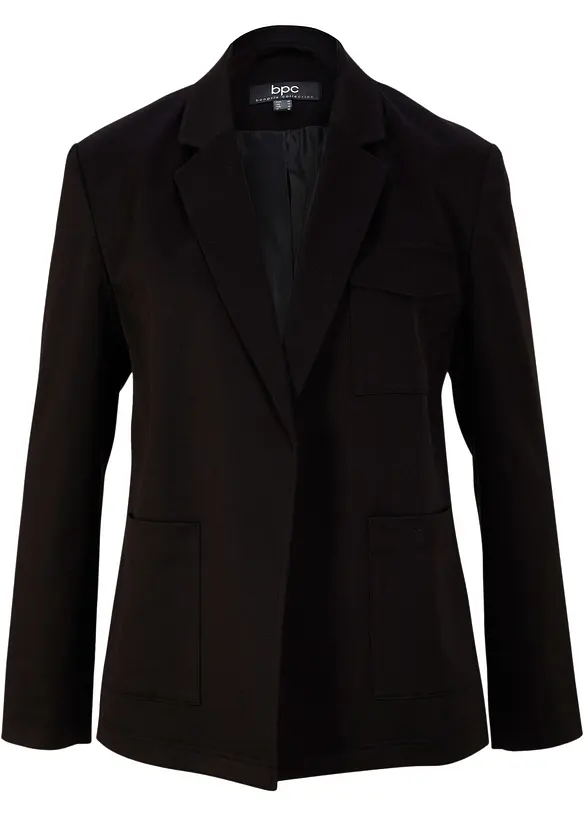 Kavaj med fickor och &aring;tervunnen polyester, bpc bonprix collection