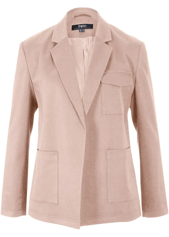 Kavaj med fickor och &aring;tervunnen polyester, bpc bonprix collection