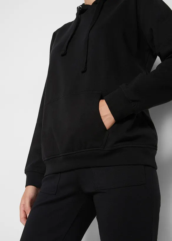 Luvtröja av mjuk frotté, bonprix