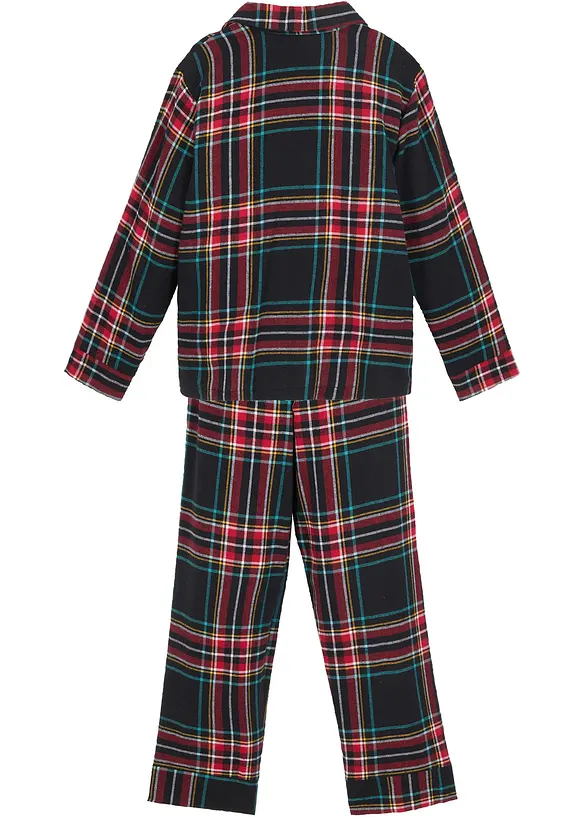Pyjamas i mjuk flanell (2 delar), bonprix