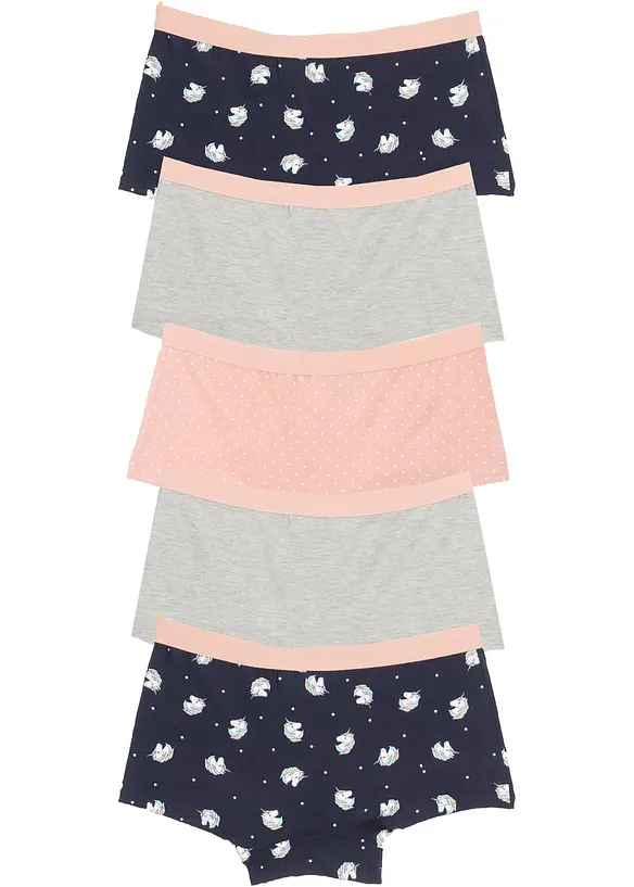 Hipstertrosa med ekologisk bomull  (5-pack), bonprix