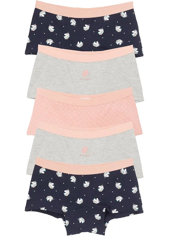 Hipstertrosa med ekologisk bomull  (5-pack), bonprix
