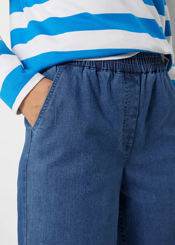 Mom Jeans High Waist, med bekväm midja, bonprix