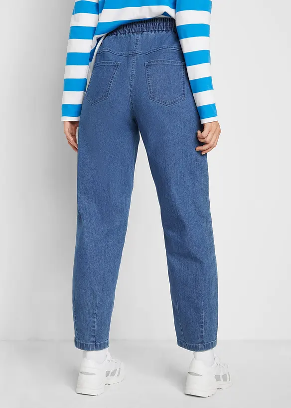 Mom Jeans High Waist, med bekväm midja, bonprix