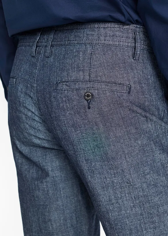 Chinos i chambray, normal passform, raka ben, bonprix