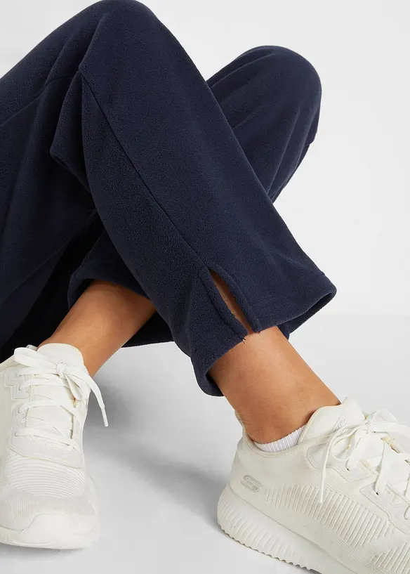 Fleecebyxa i dra på-modell med bekväm midja, bonprix