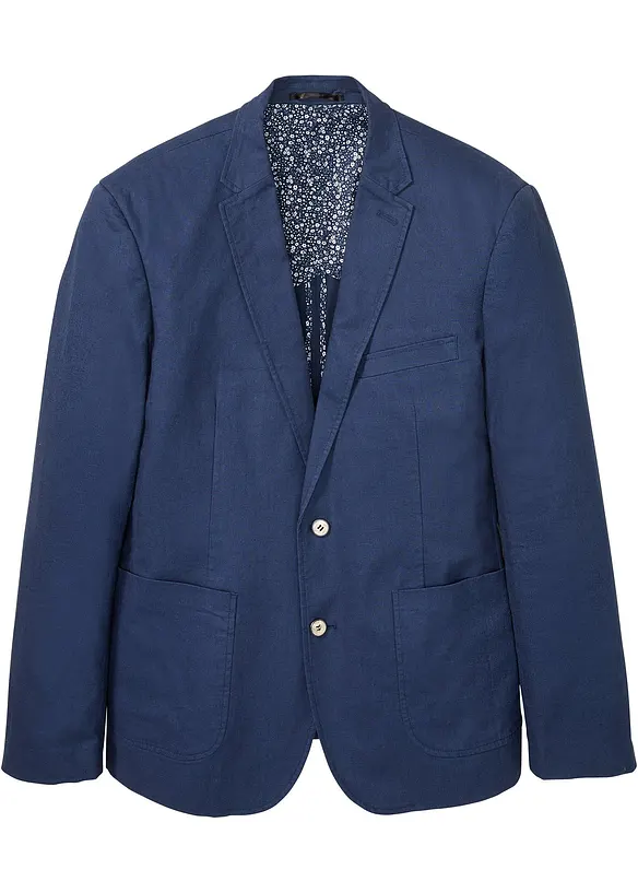 Kavaj med lin, Regular Fit, bonprix