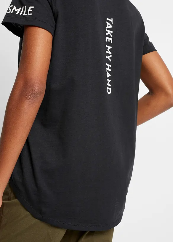 T-shirt med tryck, bonprix