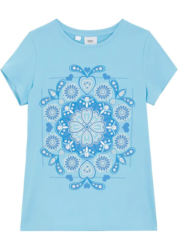 T-shirt för barn i ekologisk bomull, bonprix