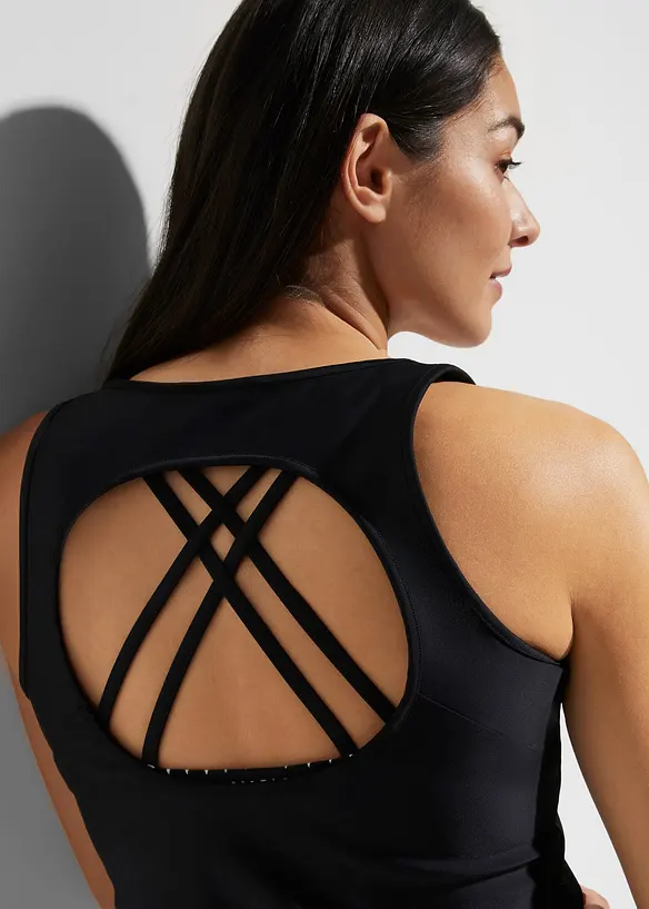 Tankini (3 delar) med BH-bikinitopp, bonprix